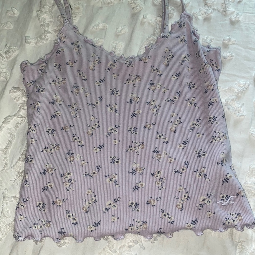 Purple crop top